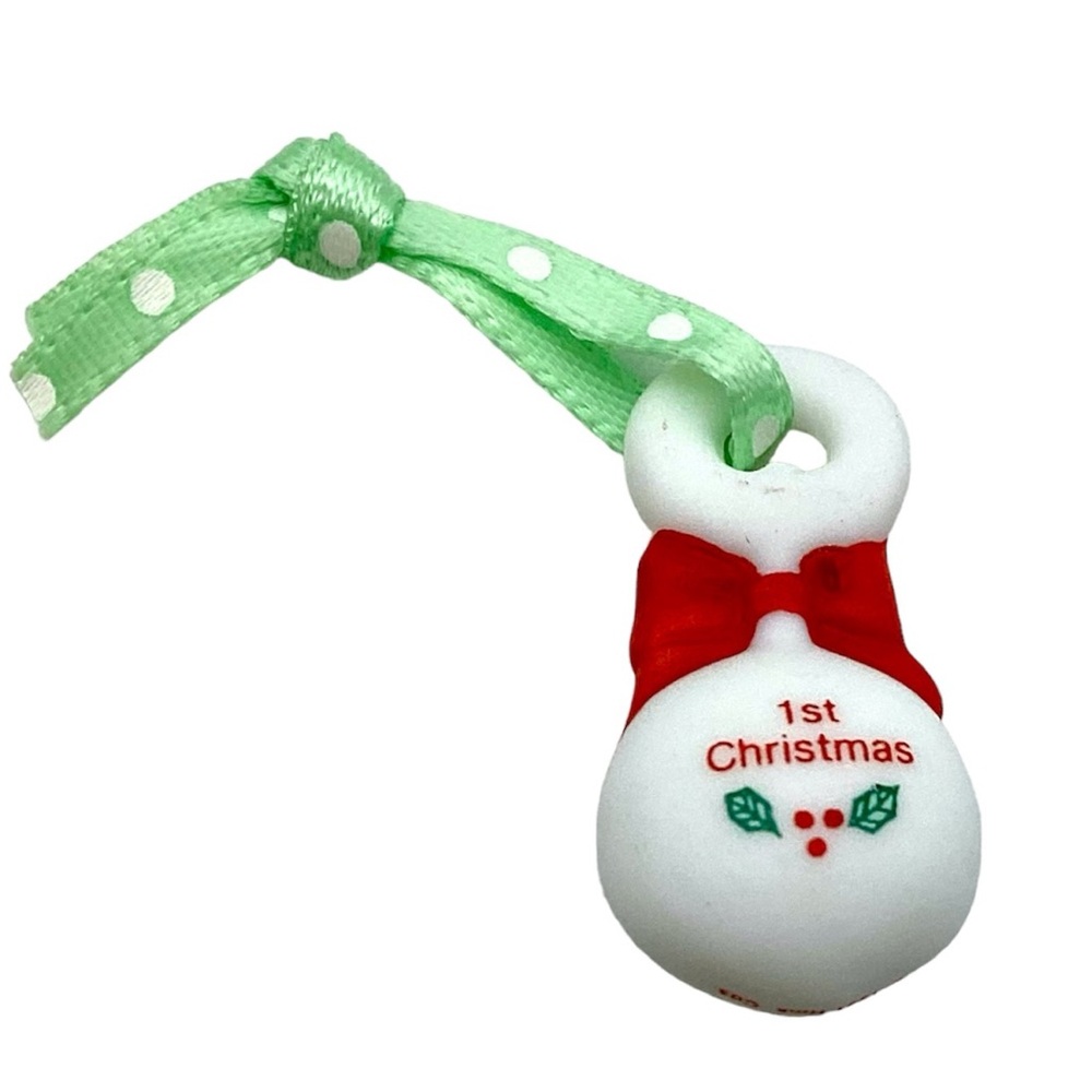 Hallmark 1991 “Grandchild’s First Christmas” Miniature Christmas Ornament - Picture 2 of 10